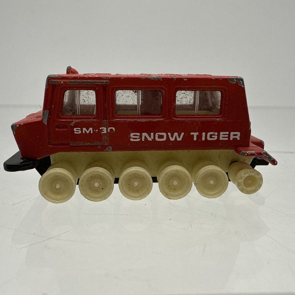 Vintage TOMICA #84 OHARA SNOW TIGER SM-30 Red TOMY Missing Tracks